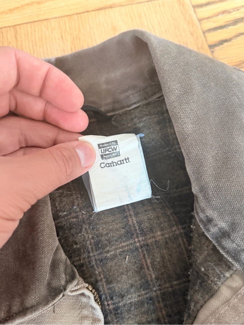 Carhartt Detroit J97 SDL Sandstone Work Jacket - Saddle Color - Picture 6 of 11